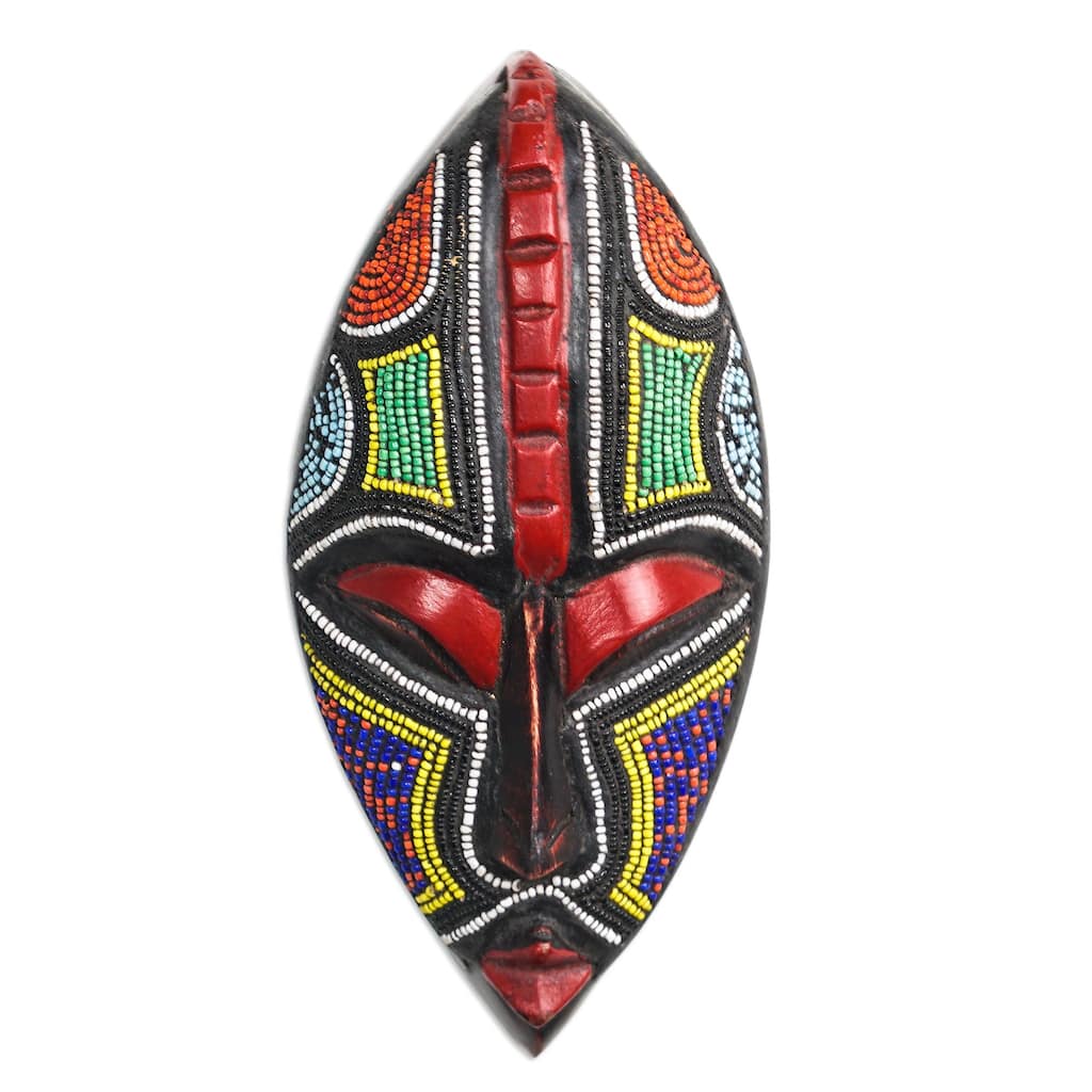 Novica Handmade Bisa African Wood Mask