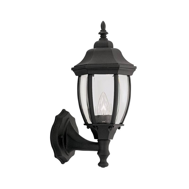 Tiverton 6" Wall Lantern - Black