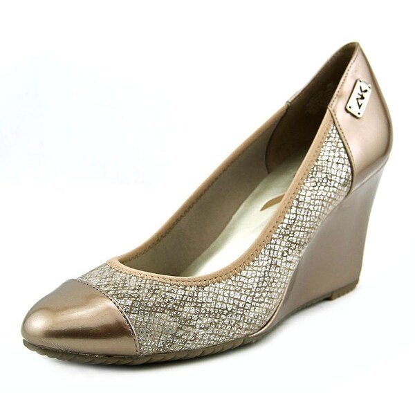 Anne Klein Sport Toil Open Toe Synthetic Wedge Heel