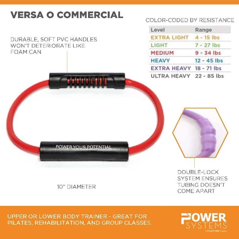 Power Systems Versa O Commercial 10" Resistance Tube Band, Medium Resistance Band
