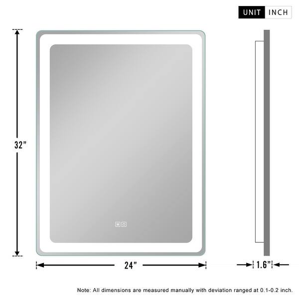 Modern & Contemporary Frameless Lighted Bathroom / Vanity Mirror Bed Bath & Beyond 36220276