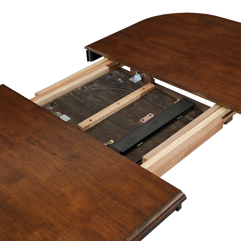 Mackenzie Country Antique Extending Scroll Back Dining Set by iNSPIRE Q Classic