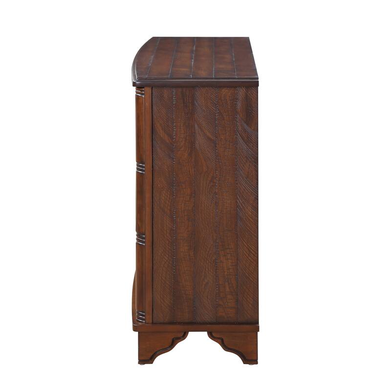 Mid Century 40" Sideboard Buffet Console Table with Adjustable Shelf