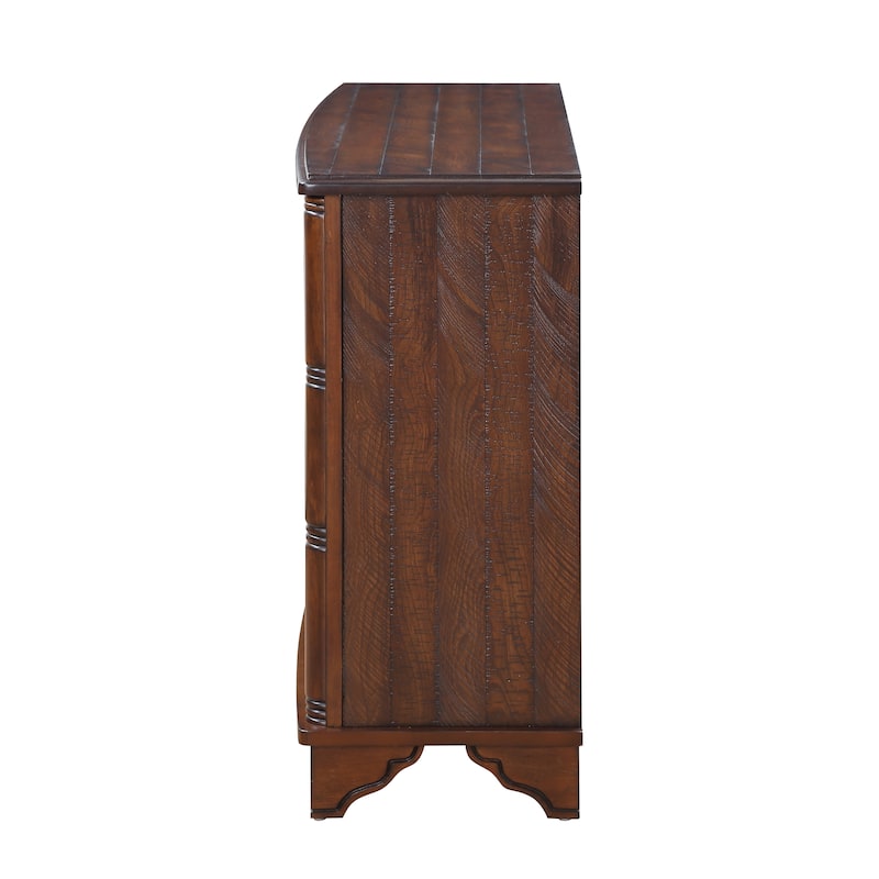 Console Table with Storage Shelf