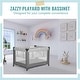 preview thumbnail 18 of 26, Dream On Me Zazzy Portable Playard with Bassinet