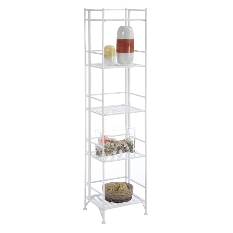 Convenience Concepts Xtra Storage 5 Tier Folding Metal Shelf