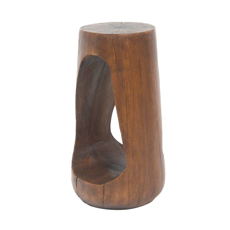 Christopher Knight Home - Emery Hollow Round Wood Grain Side Table