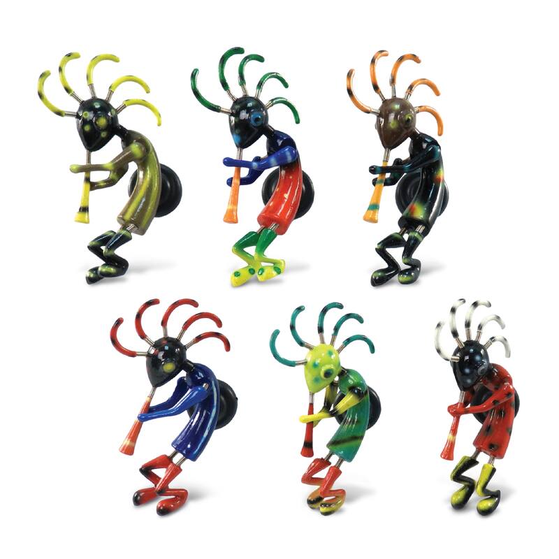 CoTa Global Kokopelli Refrigerator Bobble Magnets Set of 6
