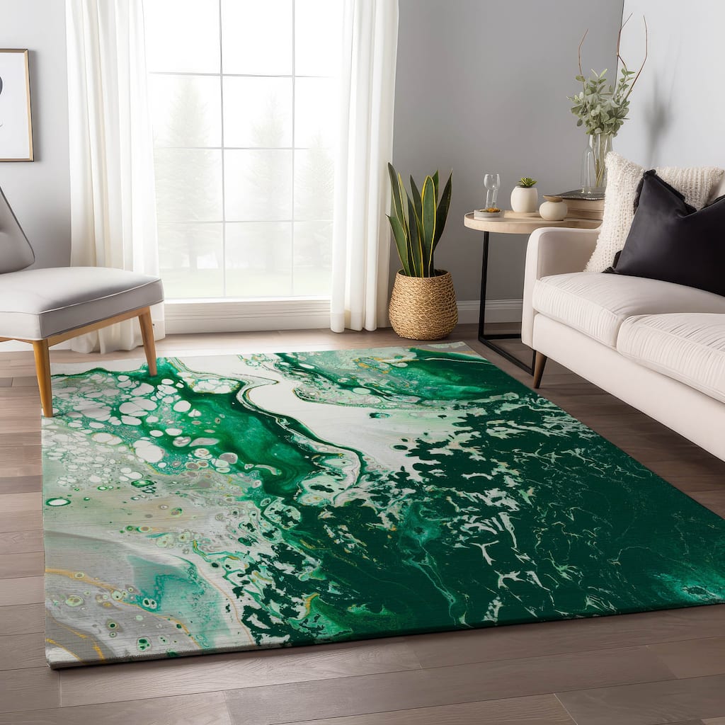 Premium Washable Super Soft Abstract Contemporary Mayfield Rug