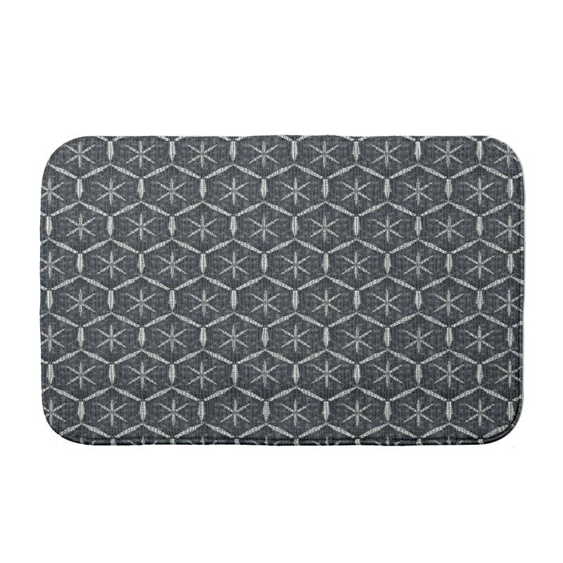 Tufted Bath Mat - 21 x 34 - Charcoal
