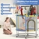 preview thumbnail 17 of 38, Gymax 6-in-1 Kids Trampoline Combo 55'' Toddler Play Activity Center