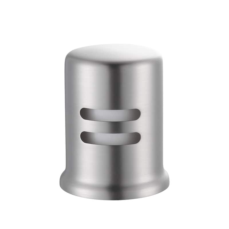 WOWOW Dishwasher Air Gap Cover for Kitchen Sink - N/A - Brushed Nickel