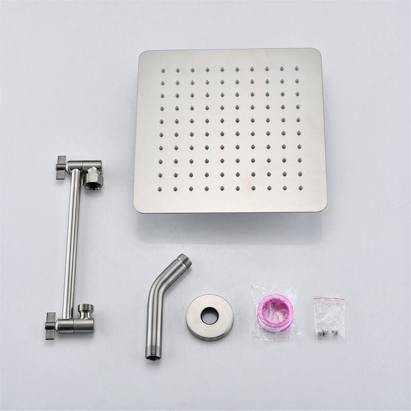 10" Square Rainfall & High Pressure Bath Shower head