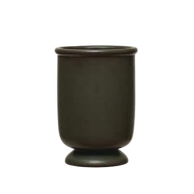 Stoneware Vase with Reactive Glaze