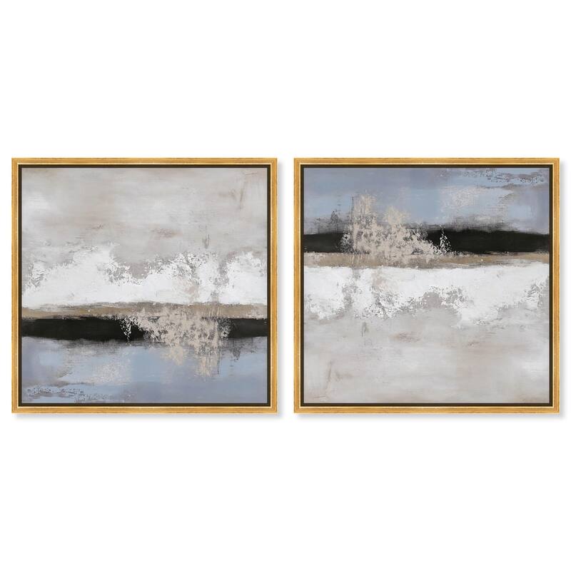 Glistening Cheetah and Car Canvas by Art Remedy - 24" x 16" - White