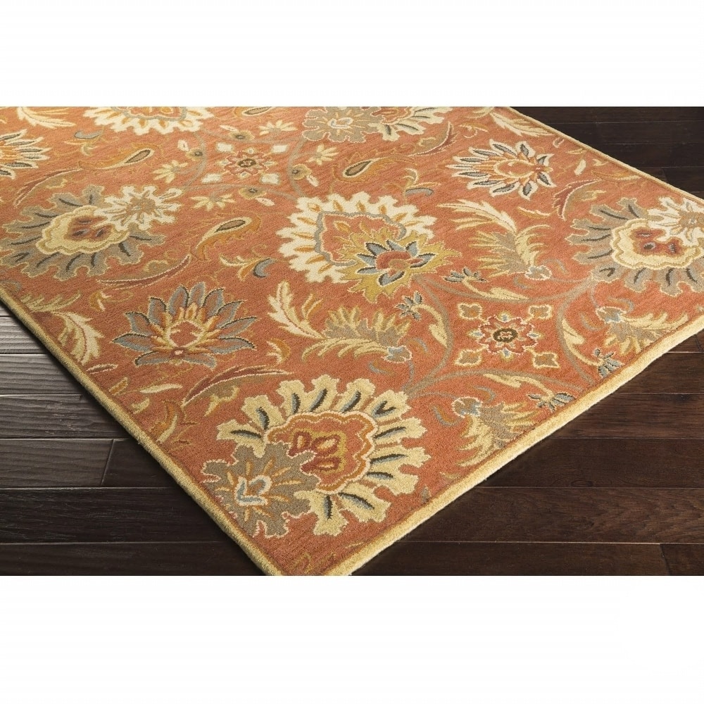 Handmade Tami Transitional Wool Area Rug