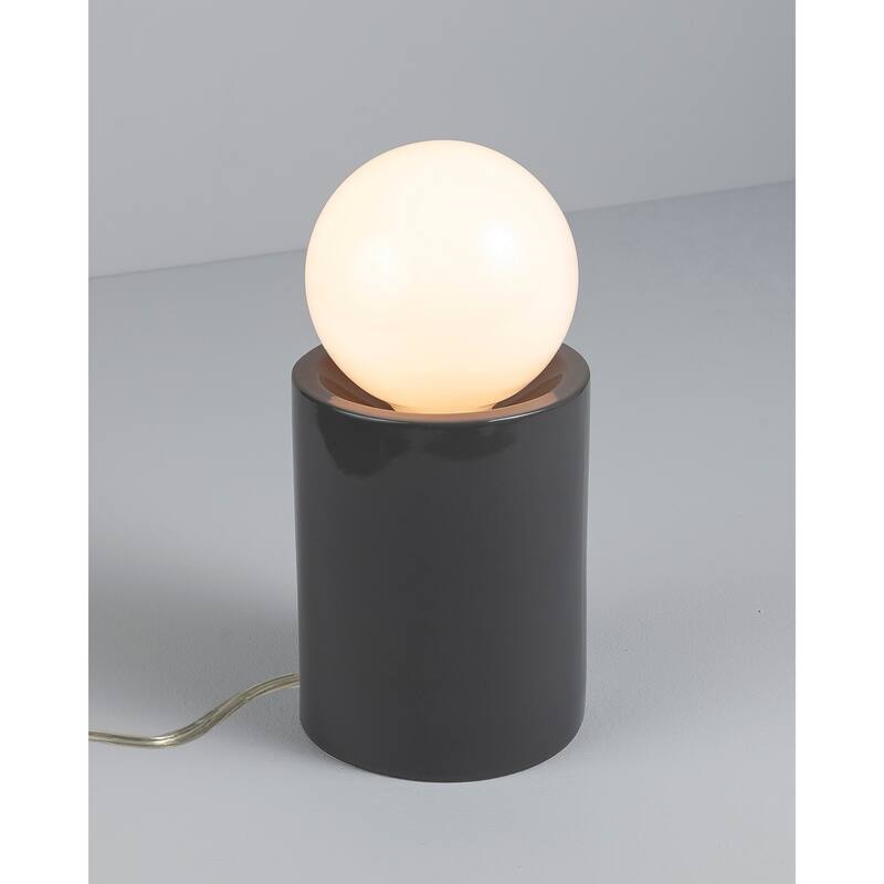 Ceramic Short Pillar Table Lamp