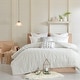 preview thumbnail 2 of 124, Intelligent Design Maize Cotton Jacquard Duvet Cover Set with Euro Shams and Throw Pillows