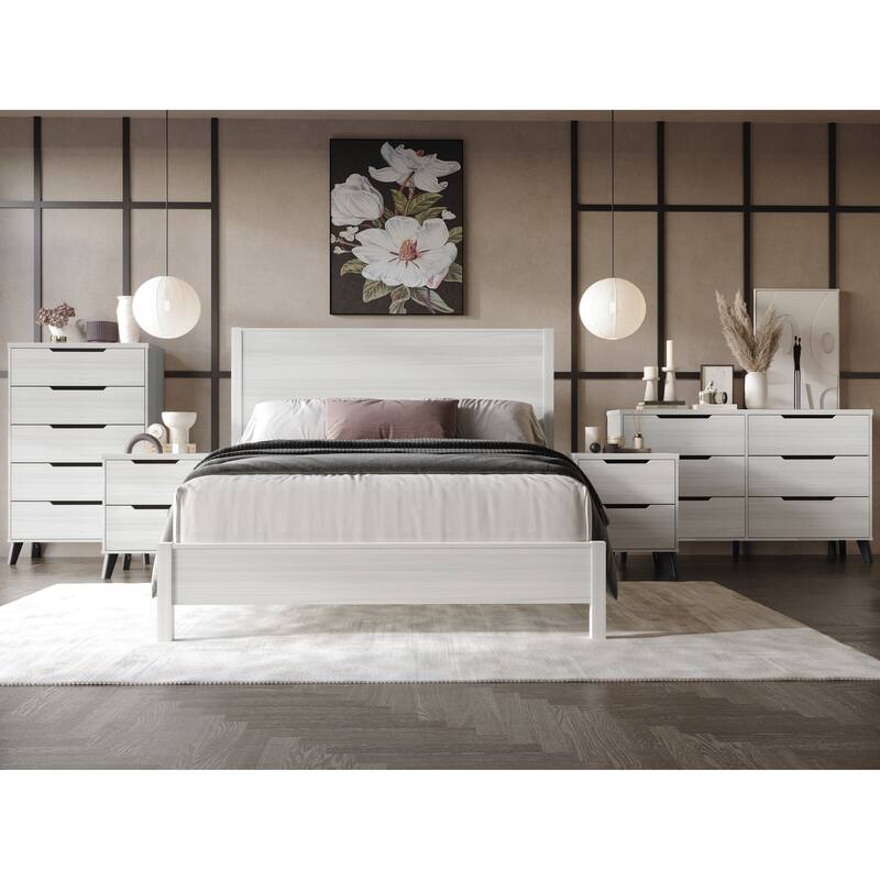 CraftPorch Chic and Vintage Wooden Bed