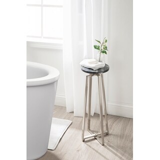 Kate and Laurel Zia Metal Drink Table - 9x9x23