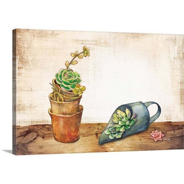 "Vintage Planting Scoop" Canvas Wall Art