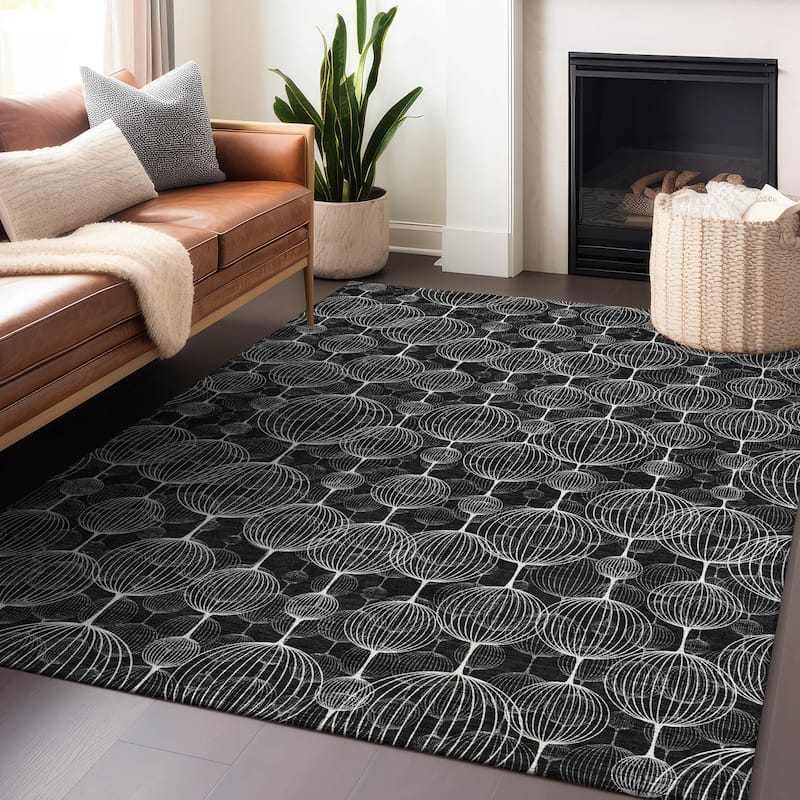 Premium Washable Super Soft Modern Chic Stripe Mayfield Rug