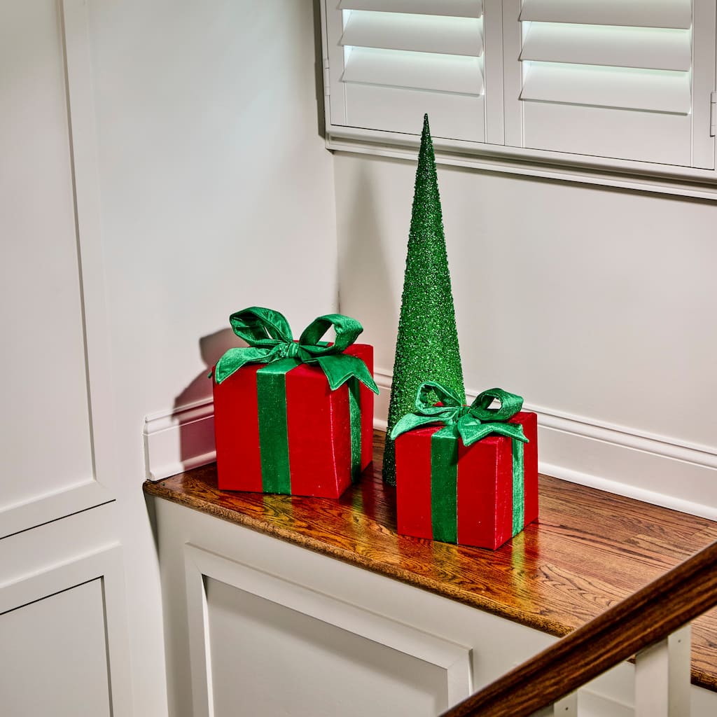 8-10" Velvet Gift Box Set of 2