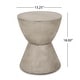 preview thumbnail 7 of 7, Yadira Lightweight Concrete Side Table by Christopher Knight Home