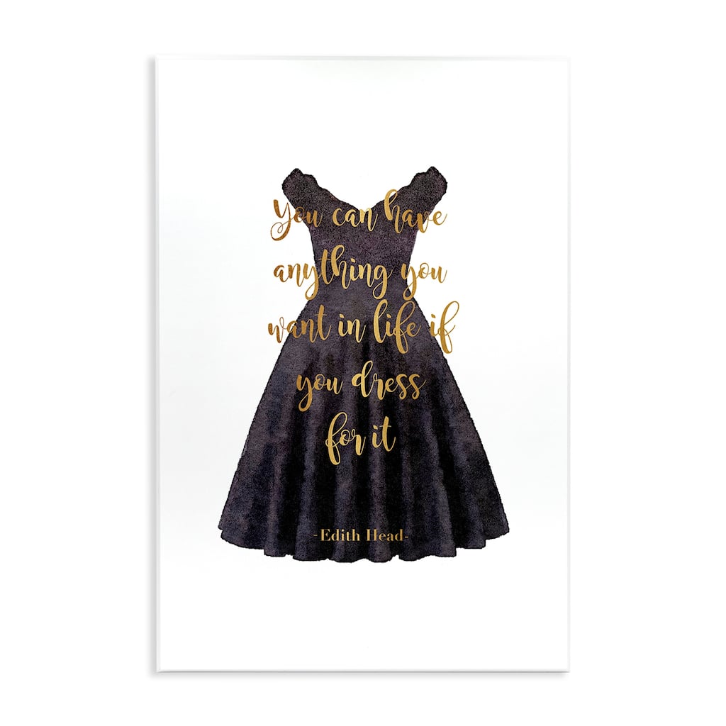 Stupell Dress The Part Fashion Quote Wall Plaque Art Design By Amanda Greenwood