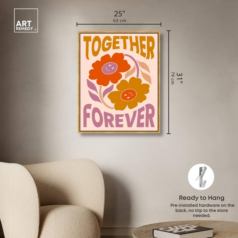 We Together Canvas by Art Remedy
