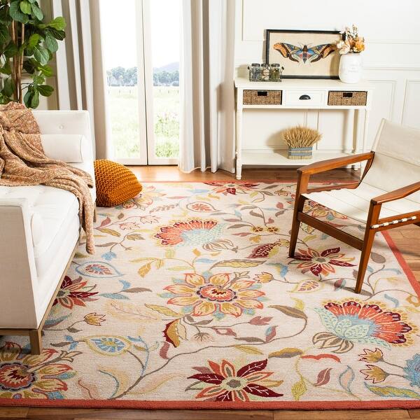 Shop Safavieh Handmade Four Seasons Anissa Floral Rug Overstock 8398329
