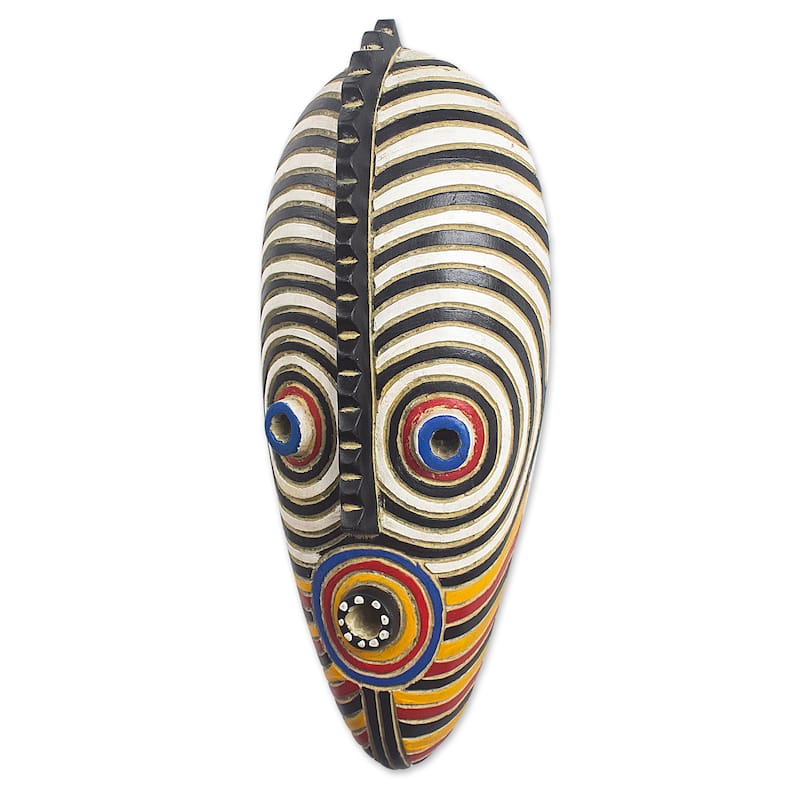 Novica Handmade Dinpa African Wood Mask