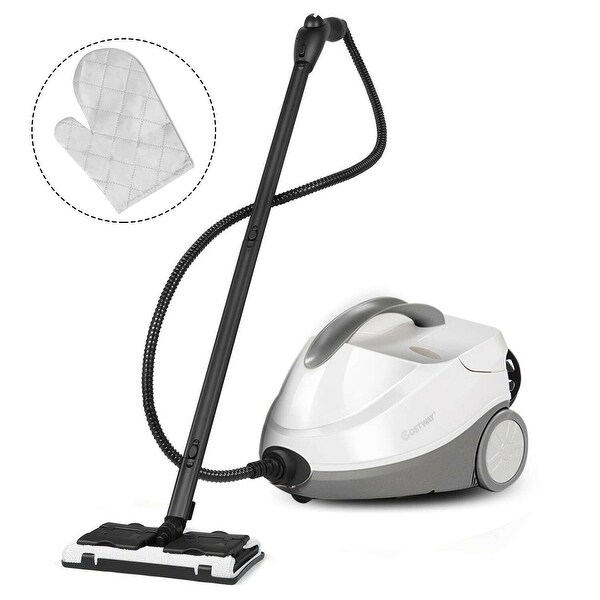 Costway Heavy Duty Steam Cleaner Mop Multi-Purpose Steam Cleaning 4.5 Bar 2000Watt 1.5L - Modern & Contemporary