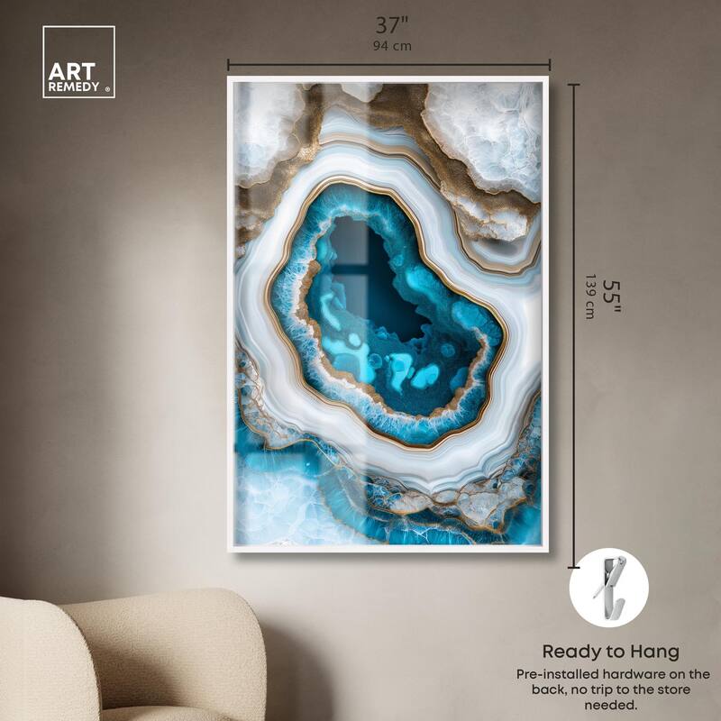 Gilded Geode Eye III Shadowbox by Art Remedy