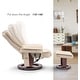 preview thumbnail 40 of 50, MCombo Set of 2 Swivel Recliner with Ottoman, Vibration Massage Lumbar Pillow