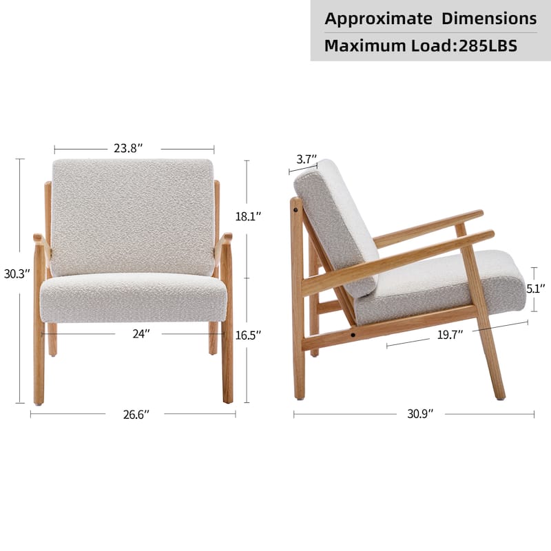 Spindle Back Wooden Frame Fabric Lounge Armchair