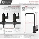 preview thumbnail 8 of 9, STYLISH Matte Black Single Handle Pull Down Kitchen Faucet with Cold Water Tap
