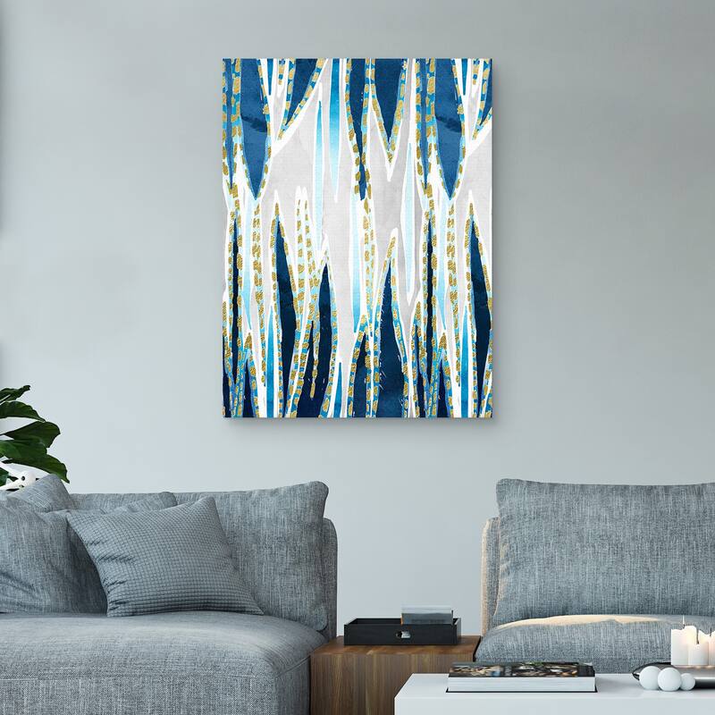 Blue Algae by Nikki Chu Canvas Art Print