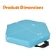 preview thumbnail 13 of 15, 6 Pieces Multifunctional Hexagon Toddler Floor Cushions Classroom Seating with Handles