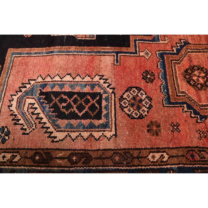 ECARPETGALLERY Hand-knotted Konya Anatolian Dark Copper Wool Rug - 4'3 x 9'4