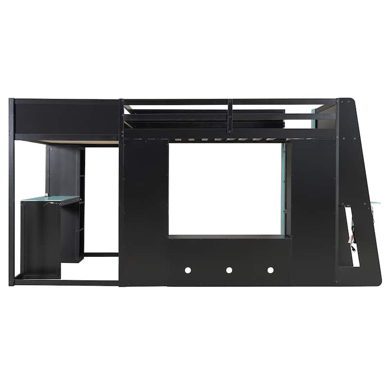 Esports Bed Gaming Loft Bed for PS PC Gamers Gaming Room