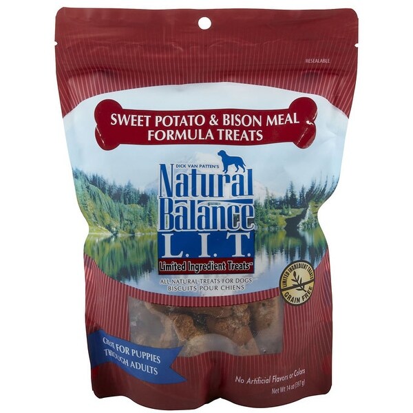 Natural Balance Sweet Potato & Bison Dog Treats ...