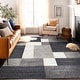 preview thumbnail 26 of 90, World Rug Gallery Modern Boxes Design Non-slip (Non-skid) Area Rug