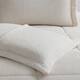 Swift Home Reversible Imitation Micro-mink and Sherpa Down Alternative Bedding Comforter Set - Ivory - Full
