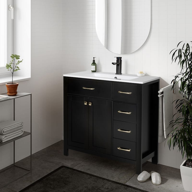 Bathroom Vanity with Sink & Faucet