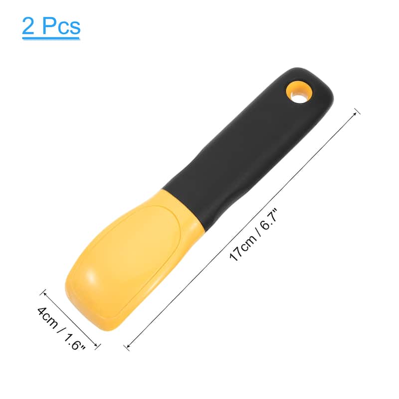 2pcs Stainless Steel Corn Peeler Corn Stripper Tool for Corn on the Cob, Silver - Yellow/Black - Yellow/Black