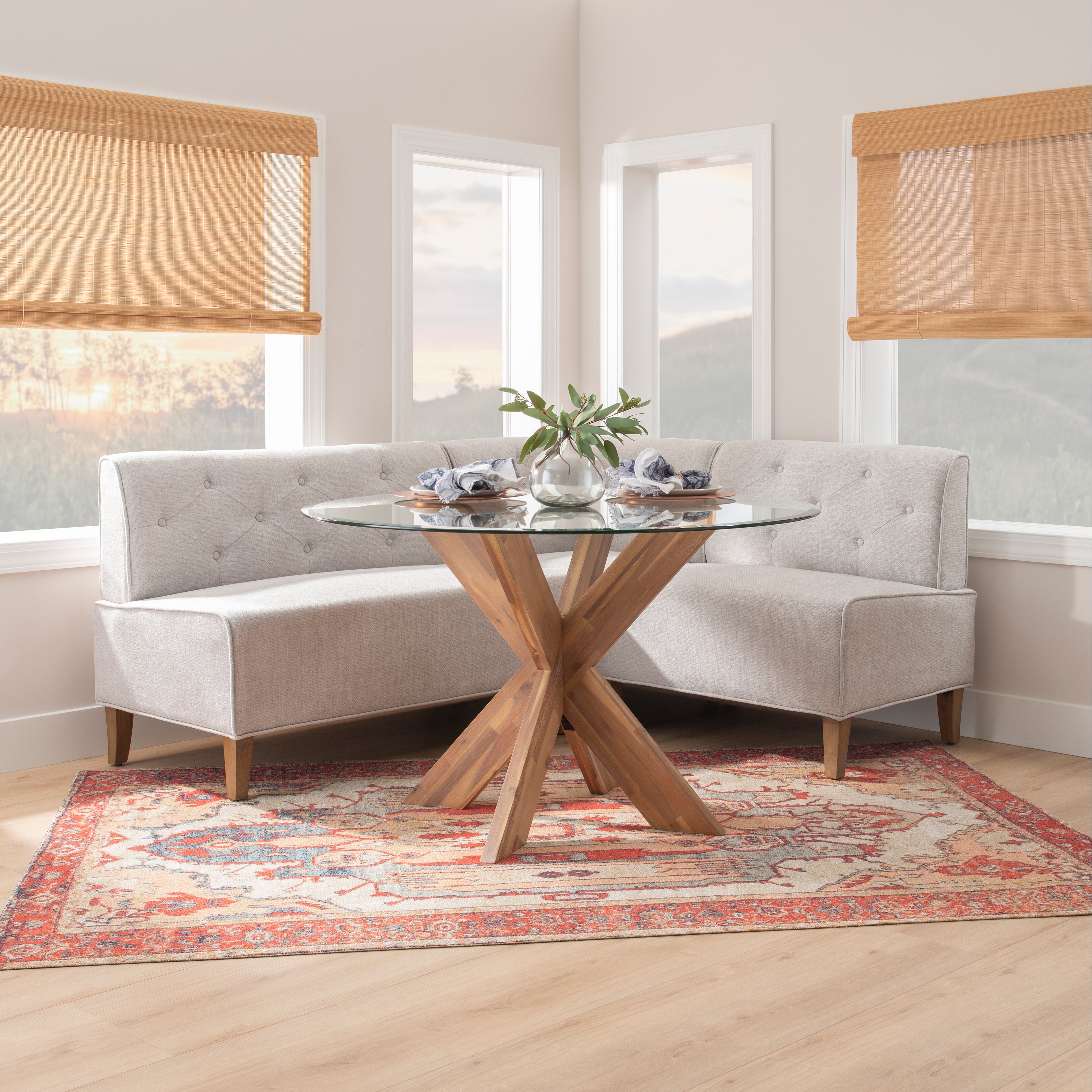 Farmhouse best sale nook table