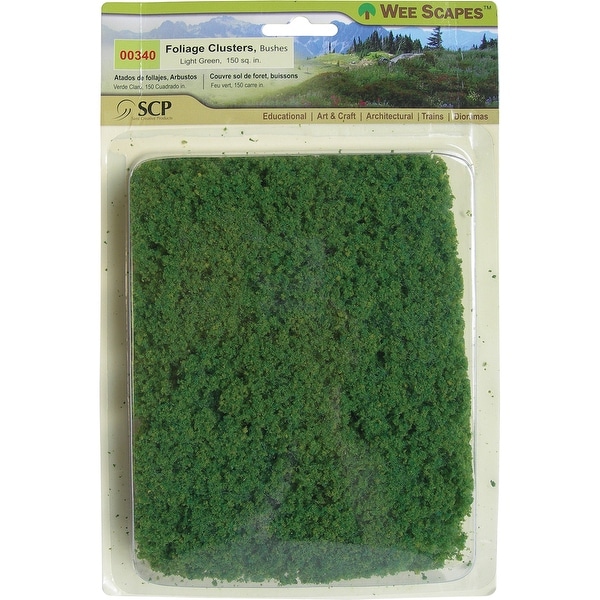 Bushes 150 Square Inches-Light Green