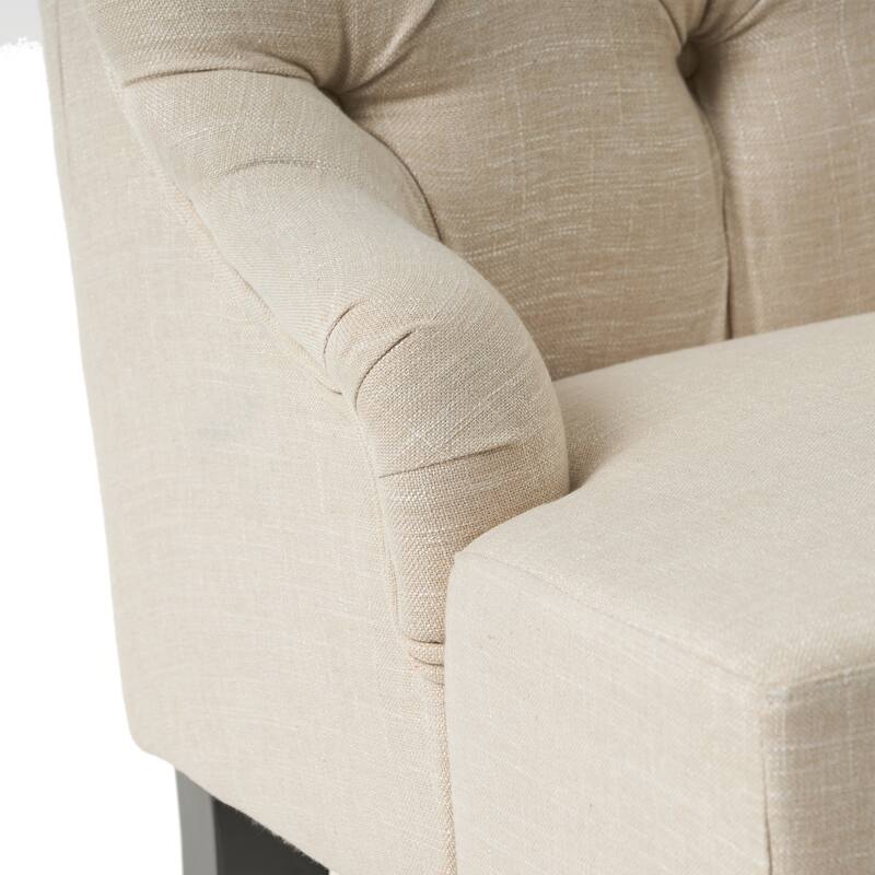 Nicole Polyester Blend Fabric Settee by Christopher Knight Home - 29.25"L x 43.75"W x 30.50"H