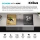 preview thumbnail 39 of 64, KRAUS Kore Stainless Steel Farmhouse Kitchen Sink with Accessories